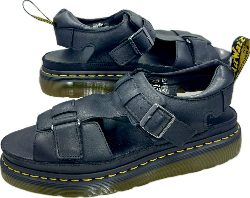 NEW Dr. Martens Air Wair Hayden Sandal in Black Carpathian US Men's 10